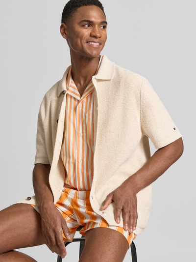 Tommy Hilfiger Regular Fit Freizeithemd aus Bio-Baumwoll-Mix Sand 3