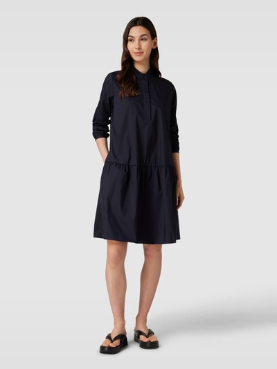 Christian Berg Woman Selection Knielange jurk met uitlopend rokdeel Marineblauw - 1