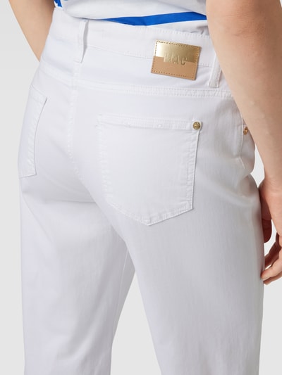 MAC Regular Fit Jeans im 5-Pocket-Design Modell 'CULOTTE' Weiss 3