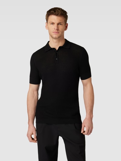 Antony Morato Poloshirt met structuurpatroon Zwart - 4