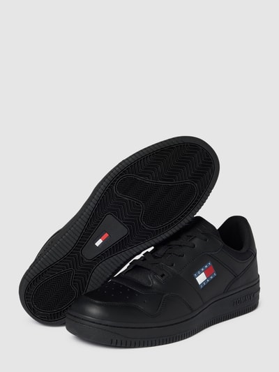 Tommy Jeans Sneaker aus Leder-Mix Black 5