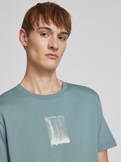Calvin Klein Jeans T-Shirt mit Label-Print Lind 3