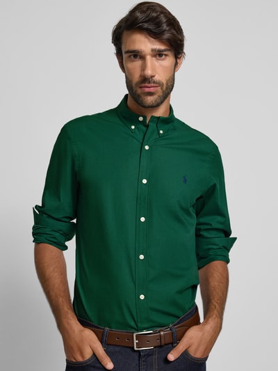 Polo Ralph Lauren Freizeithemd mit Knopfleiste Dunkelgruen 3