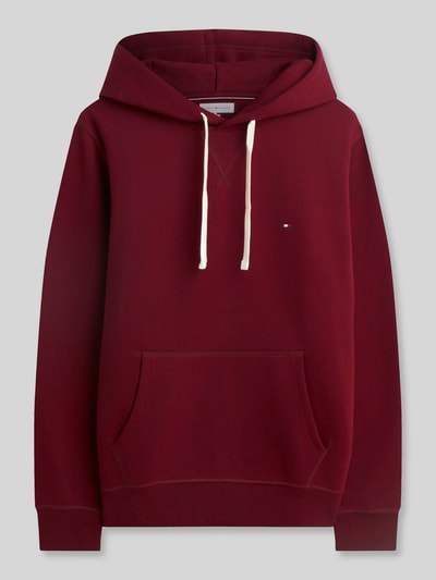 Tommy Hilfiger regular fit hoodie van katoenmix Bordeaux - 2