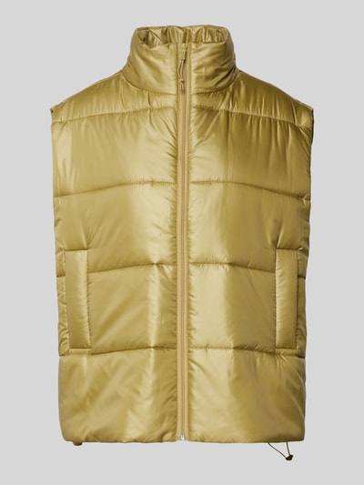 Smith and Soul Bodywarmer met opstaande kraag Olijfgroen - 2