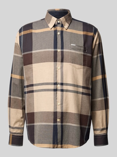 Barbour Regular Fit Freizeithemd aus reiner Baumwolle Modell 'BEARPARK' Beige 2