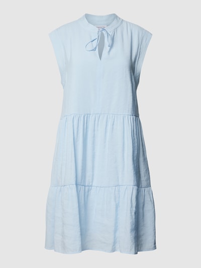 COMMA Minikleid im Stufen-Look Hellblau 2