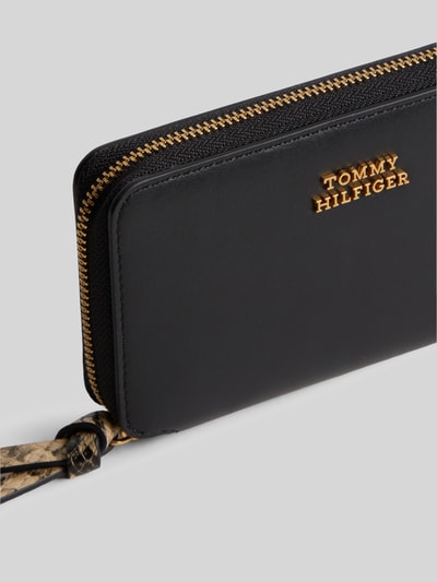 Tommy Hilfiger Portemonnaie aus echtem Rindsleder Black 2