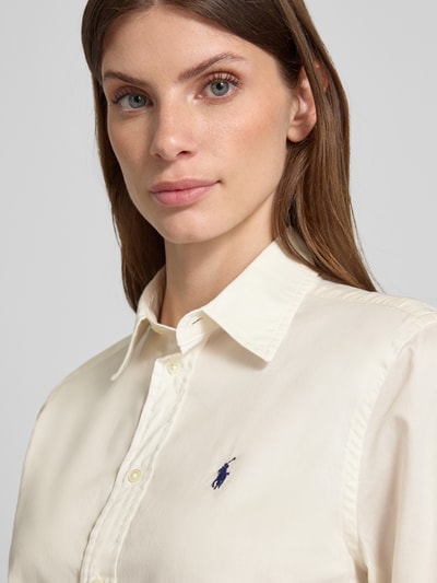 Polo Ralph Lauren Bluzka koszulowa z listwą guzikową Biały 3