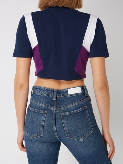 adidas Originals Crop-Shirt mit Logo-Print Lila 5