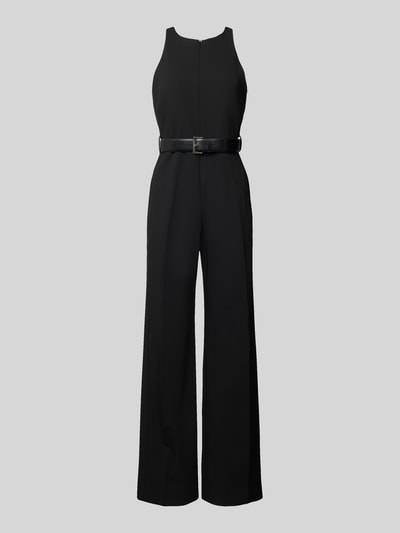 Mango Jumpsuit mit Taillengürtel Black 2