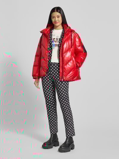 Marc Cain T-shirt van puur katoen met statementprint Offwhite - 1