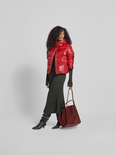 Moose Knuckles Regular Fit Steppjacke mit Kapuze Rot 1