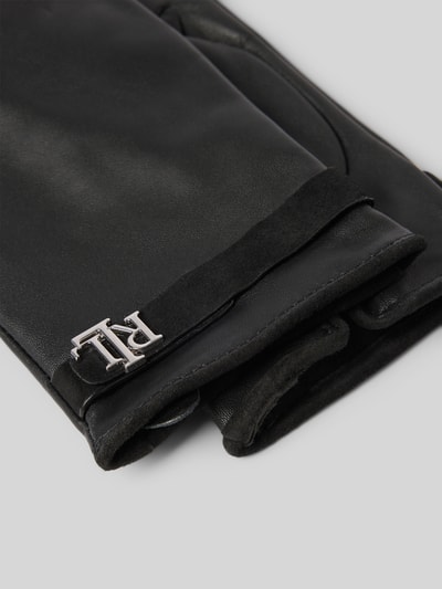 Lauren Ralph Lauren Handschoenen van schapenleer met logo-applicatie Zwart - 2