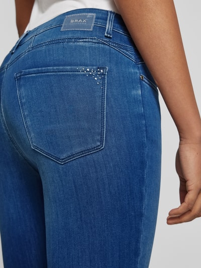 Brax Slim Fit Jeans mit Gürtelschlaufen Modell 'Style.Mary Thermo' Blau 3