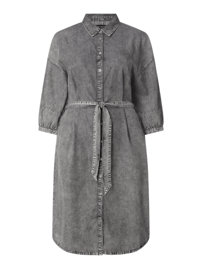 ONLY CARMAKOMA Midikleid mit Blumenmuster Mittelgrau 2