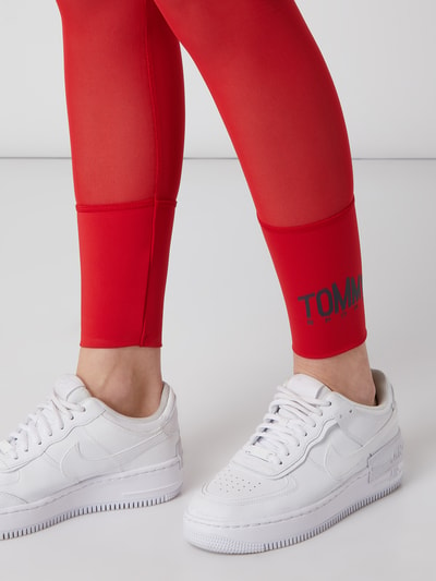 TOMMY SPORT Sportleggings mit Mesh  Rot 3