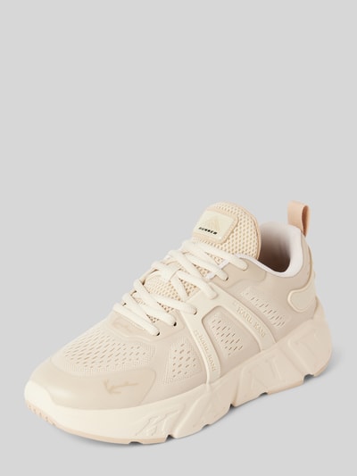 KARL KANI Sneakers met labeldetail, model 'Kani Runner' Beige - 1