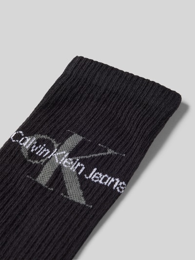 CK Calvin Klein Socken mit Label-Print Black 2