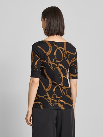 Lauren Ralph Lauren T-Shirt mit 3/4-Arm Modell 'JUDY' Black 5
