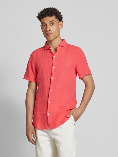 Superdry Koszula casualowa z listwą guzikową Wiśniowy 4