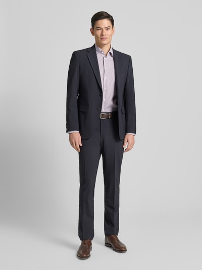 SEIDENSTICKER REGULAR FIT Regular fit zakelijk overhemd van katoen met button-downkraag Fuchsia - 1