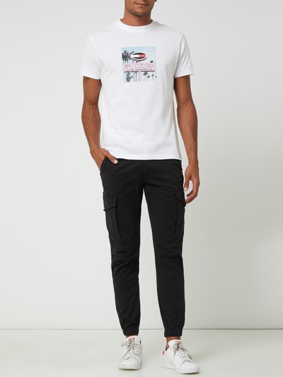 Jack & Jones Tapered fit cargobroek met stretch  Zwart - 1