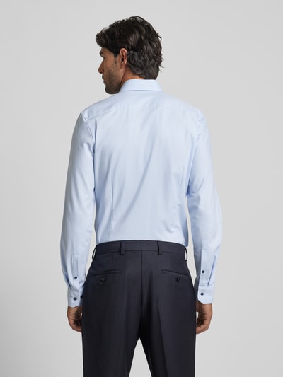 OLYMP No. Six Super slim fit zakelijk overhemd met kentkraag Bleu - 5