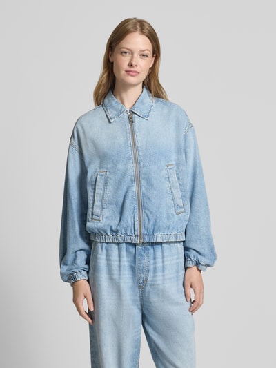 Marc O'Polo Relaxed fit jeansjack van een mix van lyocell en katoen Blauw gemêleerd - 4