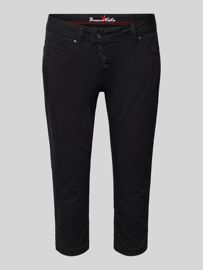 Buena Vista Spodnie capri w jednolitym kolorze model ‘Malibu’ Czarny 2