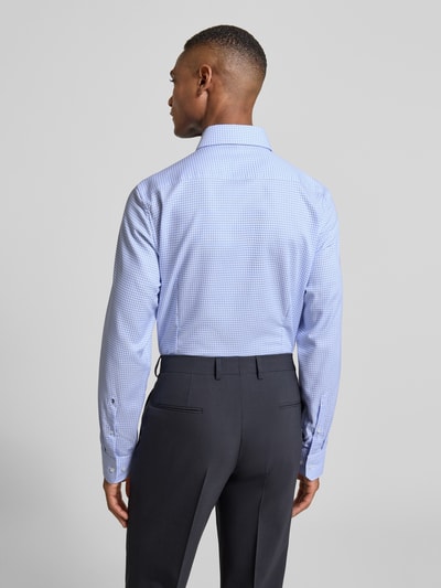 SEIDENSTICKER Slim fit zakelijk overhemd van katoen met button-downkraag Bleu - 5