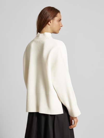 Ivy Oak Gebreide pullover met ribboorden, model 'KAREEN' Offwhite - 5