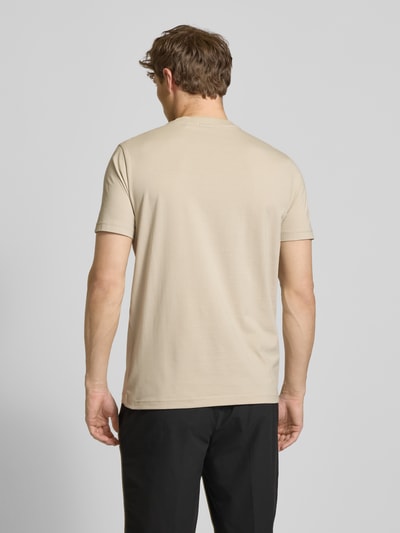 BOSS Green Regular Fit T-Shirt aus Baumwoll-Mix Beige 5