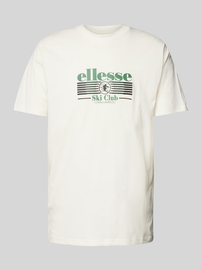 Ellesse T-shirt z nadrukiem z logo model ‘ELIESCA’ Złamany biały 2