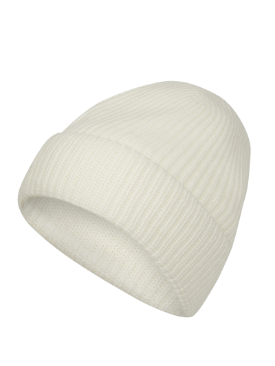 Christian Berg Woman Beanie aus Kaschmir Offwhite 1