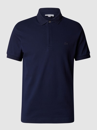 Lacoste Poloshirt mit Label-Patch Marineblau 2