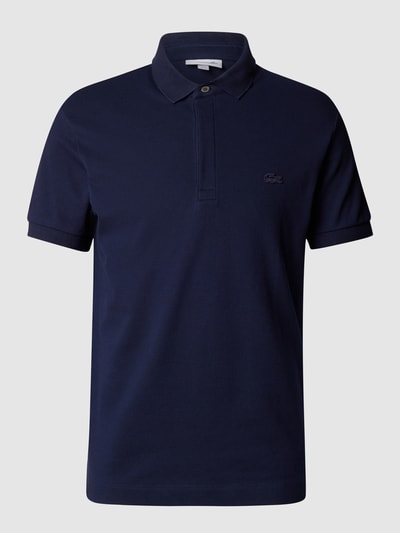 Lacoste Poloshirt met labelpatch Marineblauw - 2