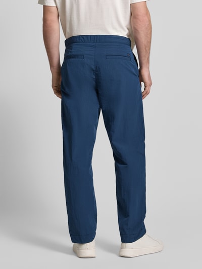 BOSS Orange Regular Fit Chino mit integriertem Gürtel Marine 5