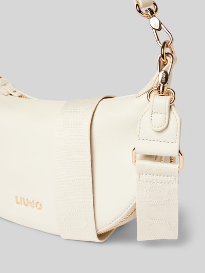 Liu Jo White Handtasche mit Label-Applikation Modell 'KALISKA' Offwhite 3