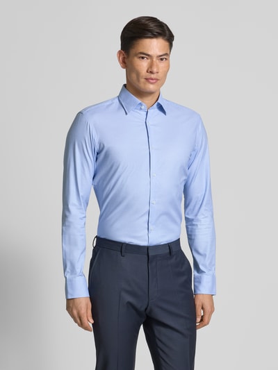 BOSS Koszula biznesowa o kroju regular fit z mieszanki bawełny Jasnoniebieski 4