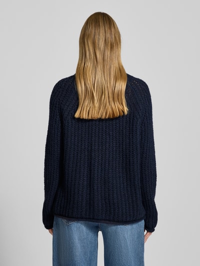 Smith and Soul Strickpullover mit Woll- und Mohair-Anteil Modell 'Raglan' Marine 5