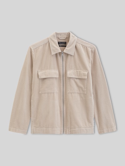 Marc O'Polo Regular Fit Hemdjacke aus reiner Baumwolle Beige 2