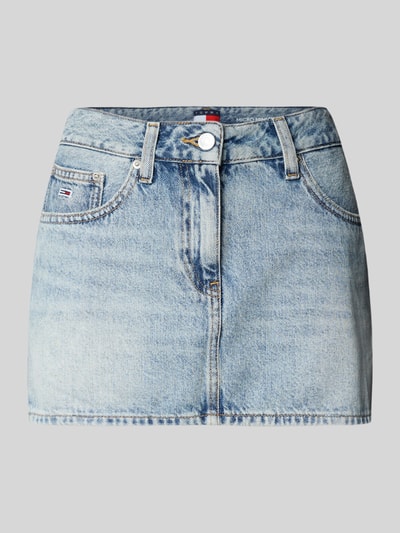 Tommy Jeans Spódnica jeansowa micro mini z mieszanki bawełny i lyocellu Jasnoniebieski 2