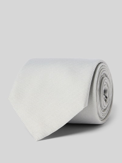 BOSS Krawatte mit Jacquard-Struktur Hellgrau 1