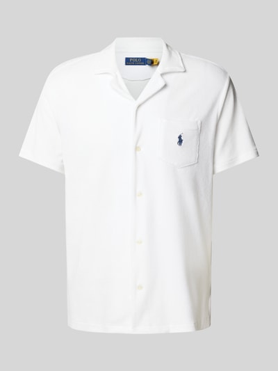 Polo Ralph Lauren Slim Fit Freizeithemd mit 1/2-Arm Weiss 2