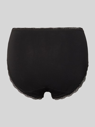 DORINA Slip mit Spitzenbesatz im 3er-Pack Black 3