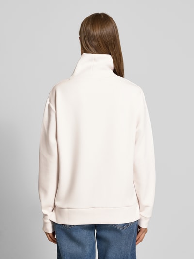 Christian Berg Woman Relaxed Fit Pullover mit Statement-Print Ecru 5