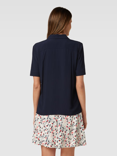 Tommy Hilfiger Bluse mit durchgehender Knopfleiste Modell 'ESSENTIAL FLUID' Dunkelblau 5