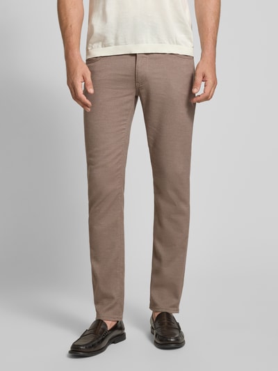 Brax Stoffhose aus Baumwoll-Mix mit Viskose-Anteil Modell 'Cadiz' Beige 4