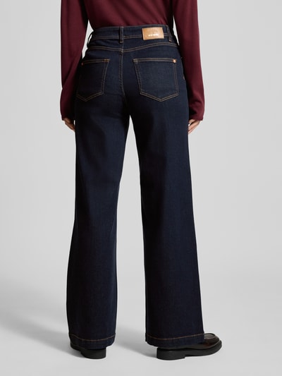 MOS MOSH Flared Cut Jeans mit Eingrifftaschen Modell 'Dara' Dunkelblau 5